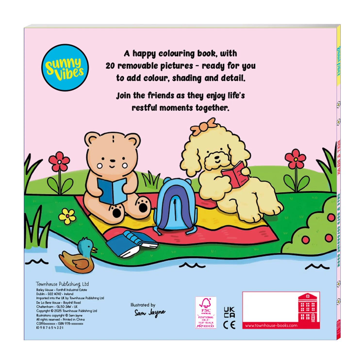 Sunny Vibes Rest & Relax Colour Book - Image 3