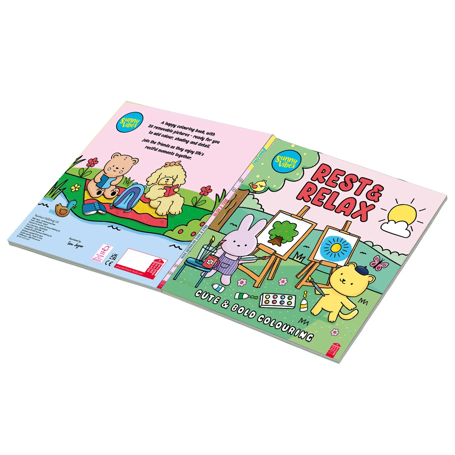 Sunny Vibes Rest & Relax Colour Book - Image 4