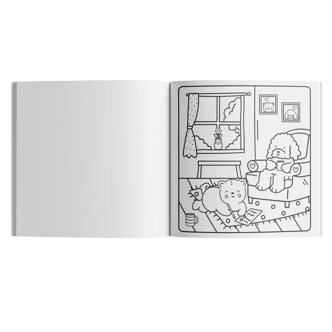 Sunny Vibes Sunday Reset Colouring - Image 3