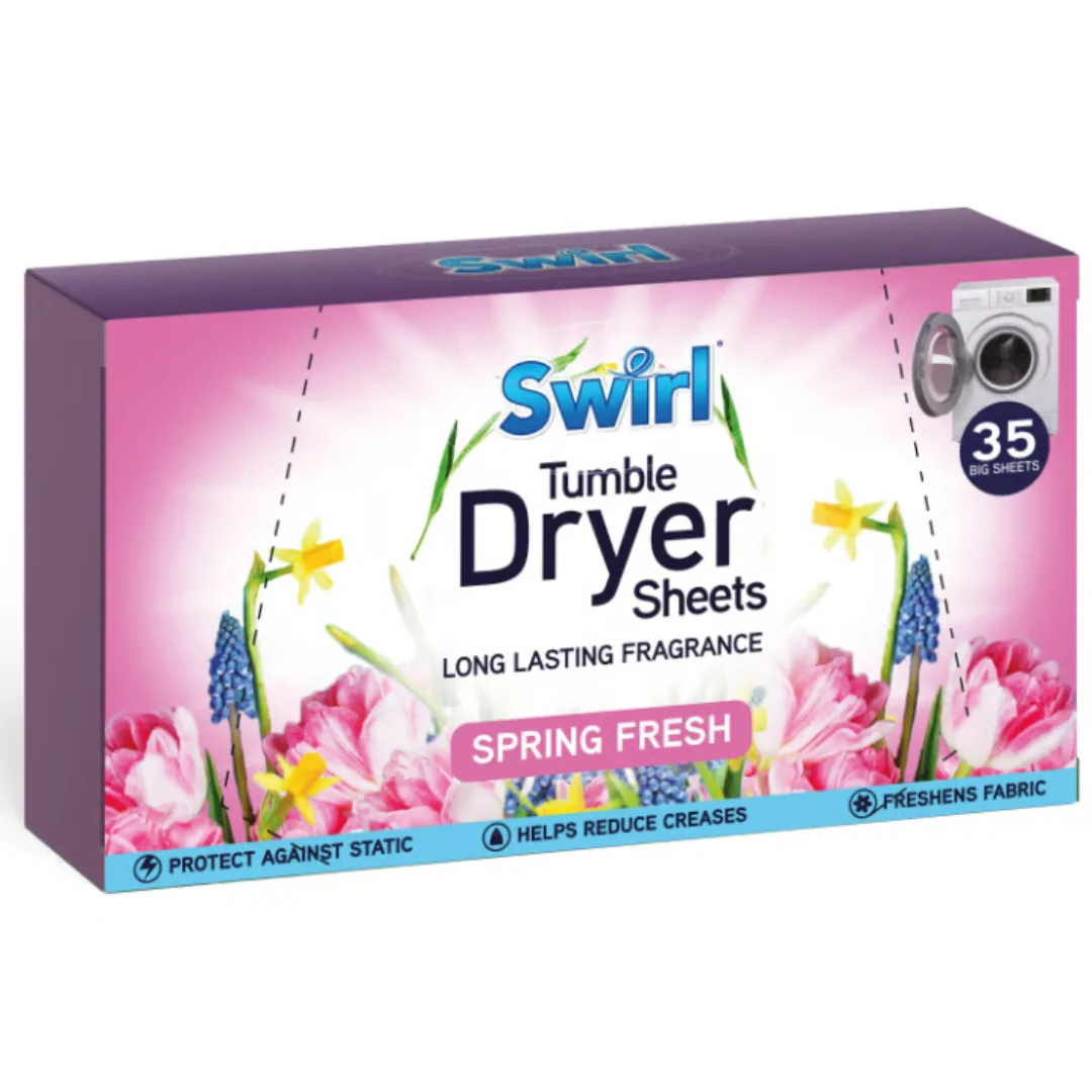 Swirl Laundry Sheets Spring Fresh 35pk