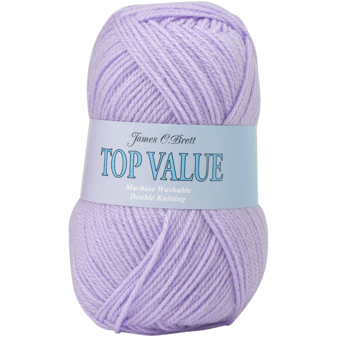 Top Value 100 Grams Double Knitting Wool Lilac