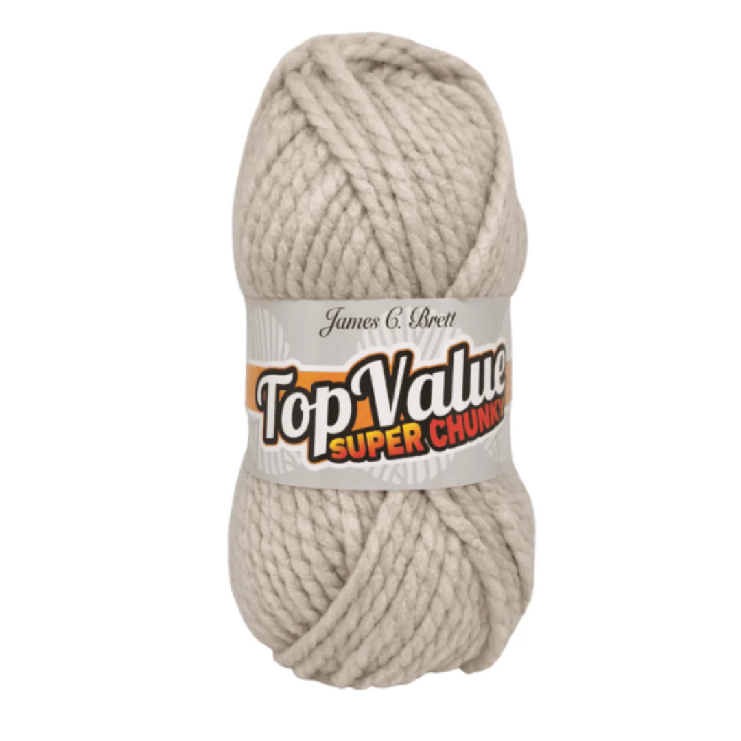 Top Value 100 Grams Double Knitting Wool TC01 Oatmeal