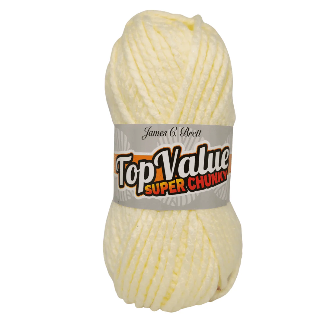 Top Value Chunky 100g TC09 Cream Wool
