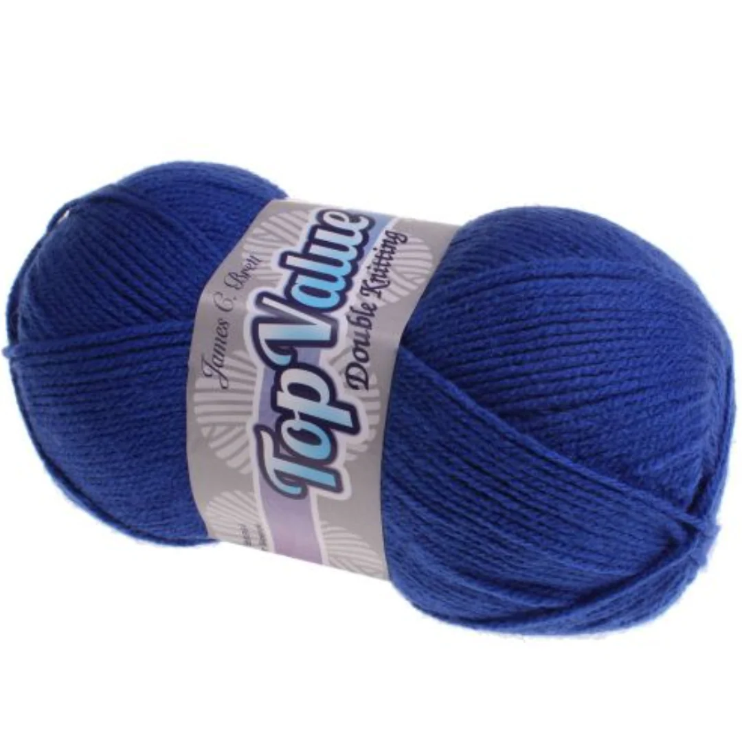 Top Value DK 100g 8417 Royal Blue Wool
