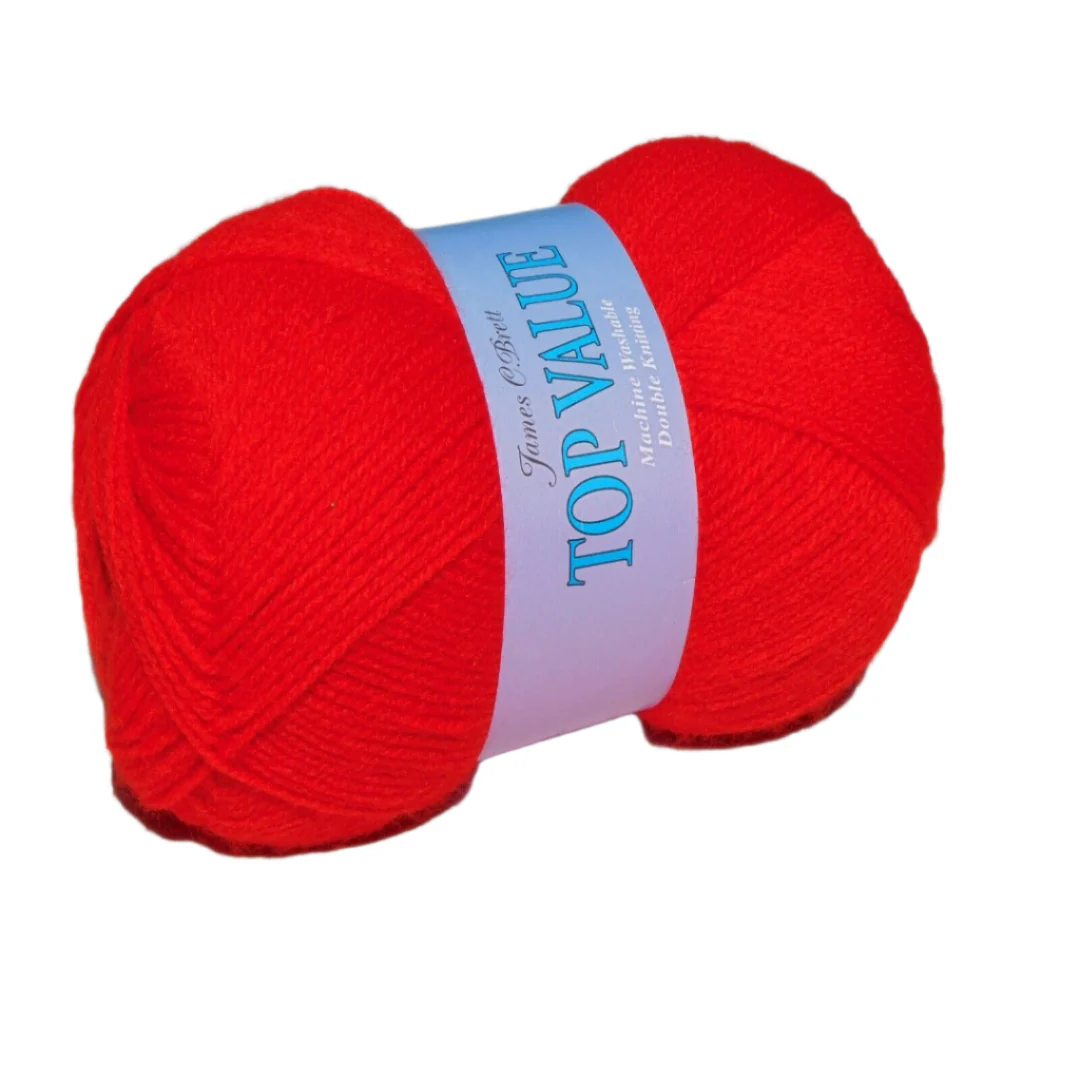Top Value DK 100g 8426 Red Wool