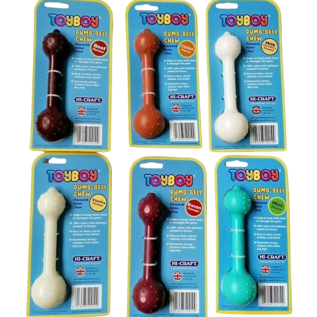 ToyBoy Dumbbell Bone Chew Toy