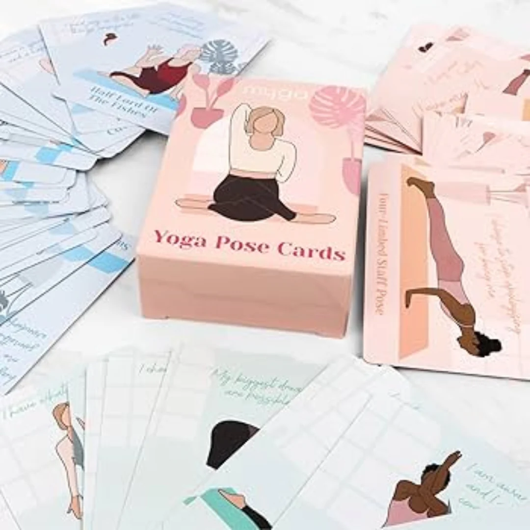 Travel Affirmation Yoga Pose Cards by Myga