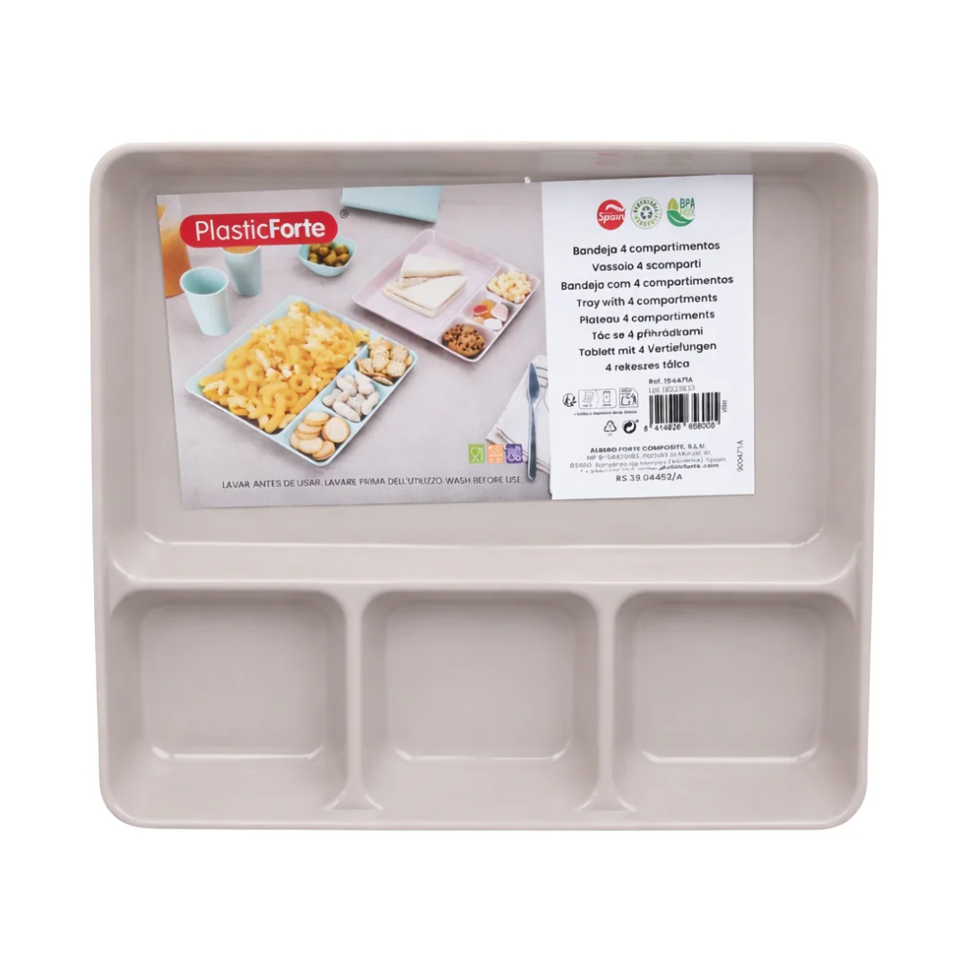 Tray with 4 Compartments Assorted - Image 2