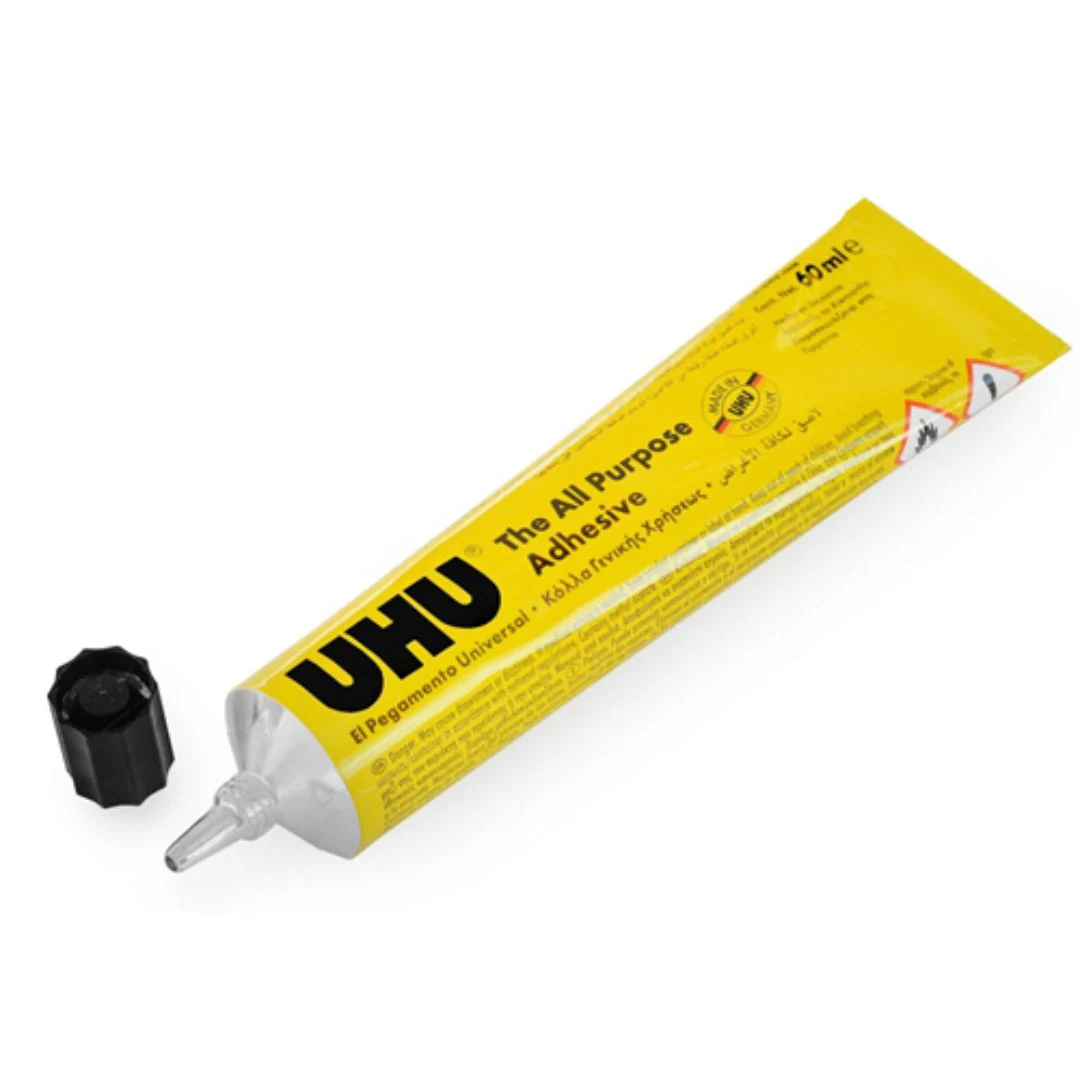UHU All Purpose Adhesive Glue 60ml - Strong Multi Surface Glue