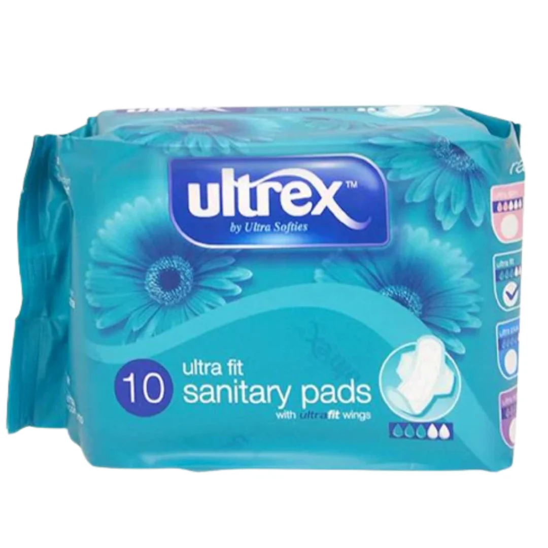 Ultrex Ultra Fit Wings Sanitary Pads – 10s