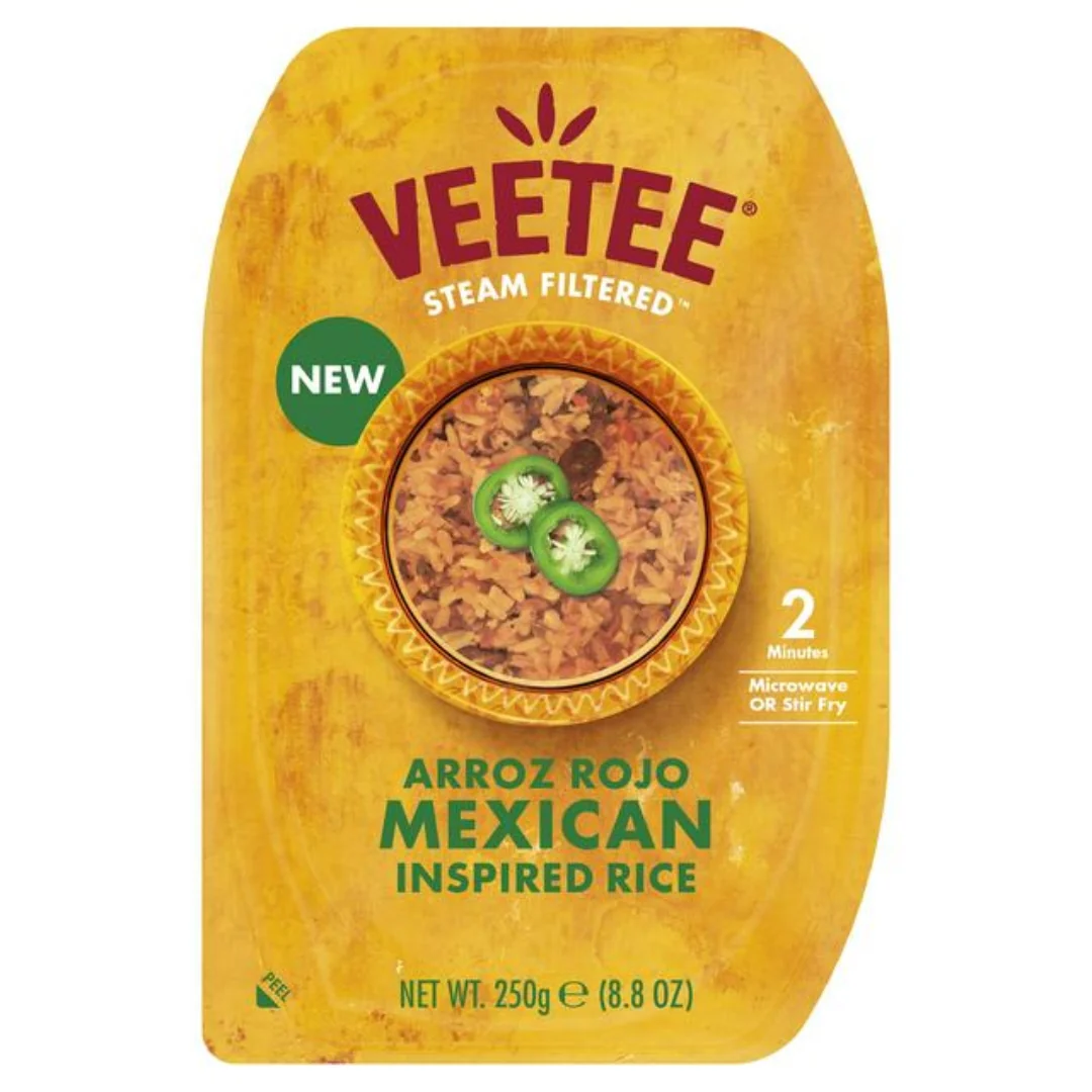 Veetee Mexican Arroz Rojo Rice 250g