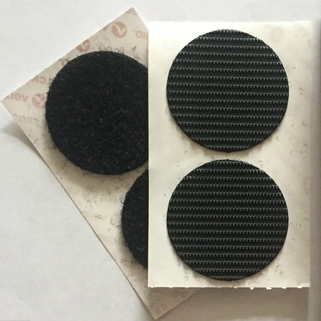 Velcro Heavy Duty Stick-On Coins in Black - Image 4