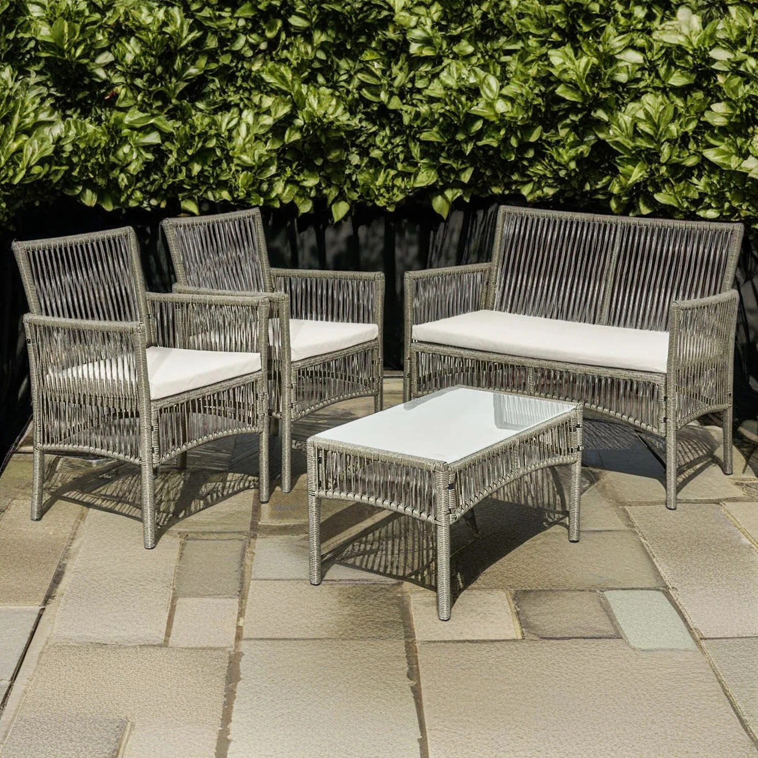 Verona 4 Person Garden Set with Table - Image 3