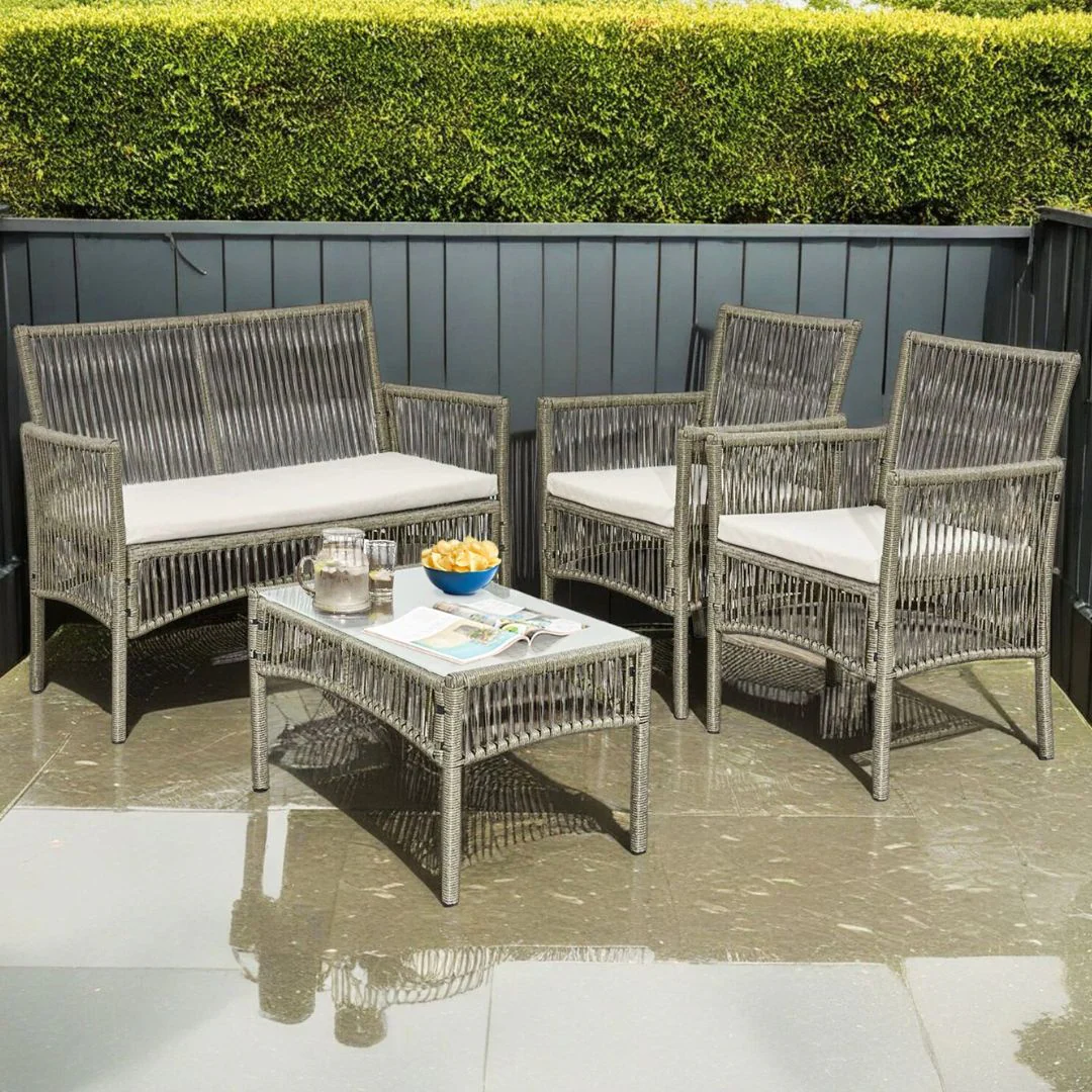 Verona 4 Person Garden Set with Table - Image 4