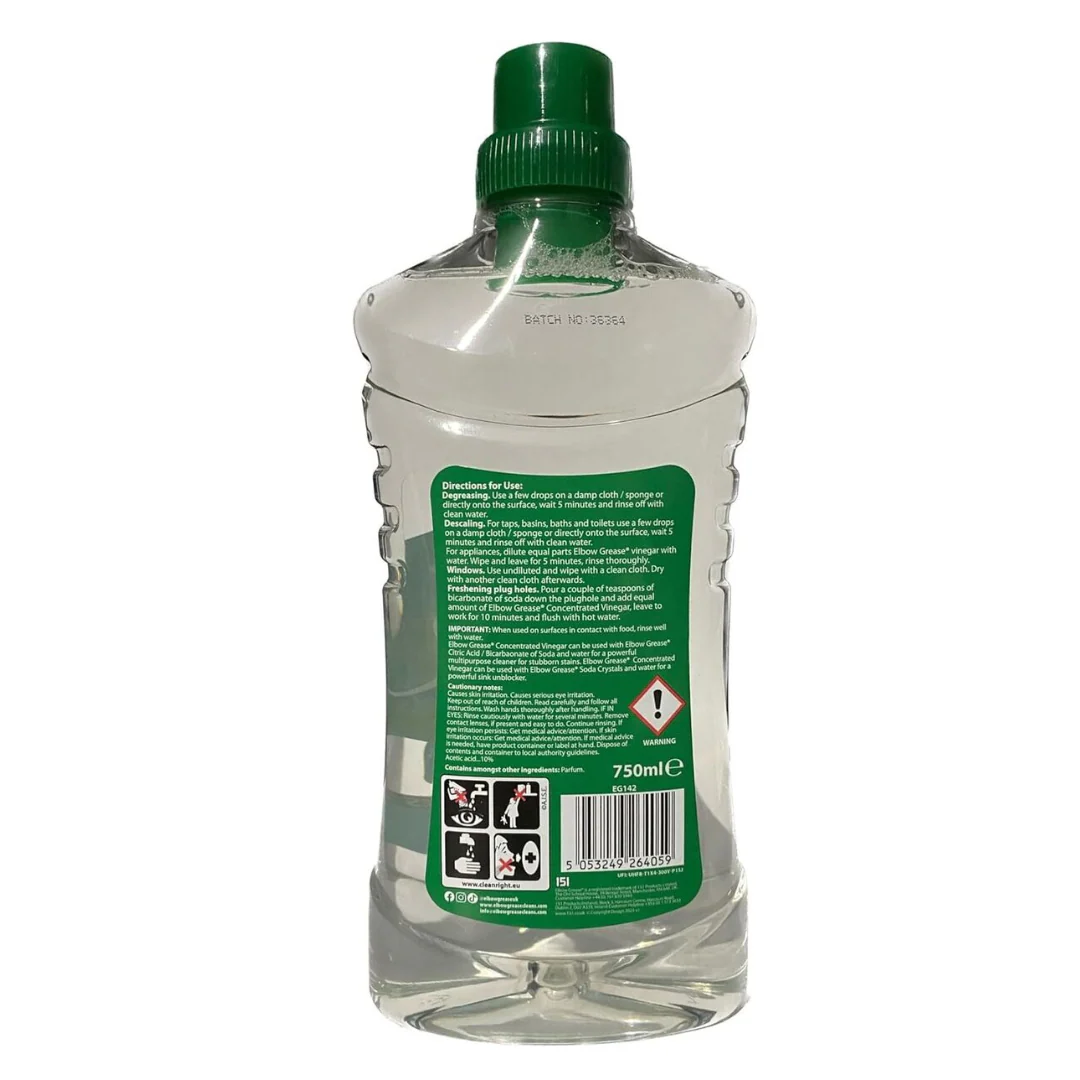 Vinegar 750ml Powerful Cleaner by Elbow Grease - Image 2