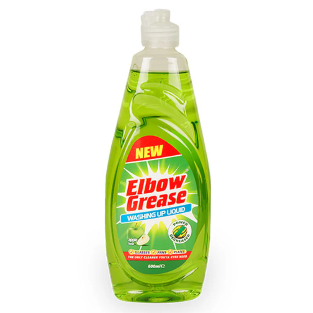 Washing Up Liquid Apple 600ml by Elbow Grease