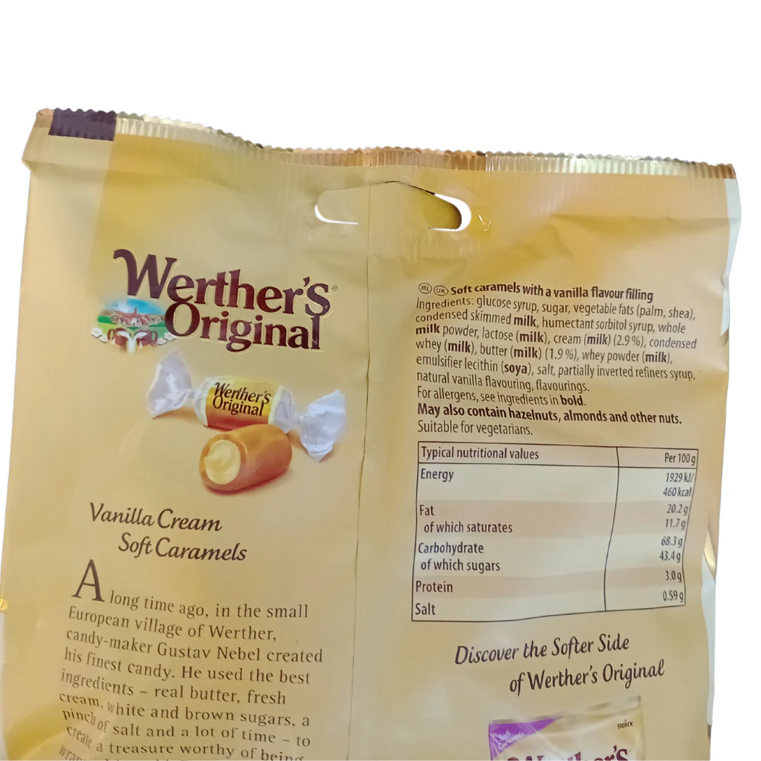 Werther’s Vanilla Cream Soft 125g - Image 2