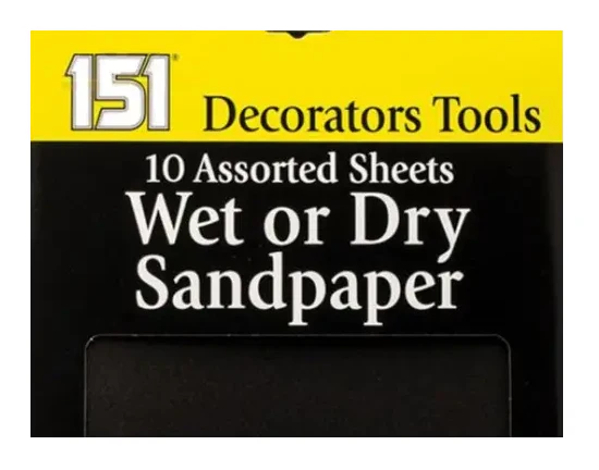 Wet or Dry Sandpaper Sheets 8 Pack