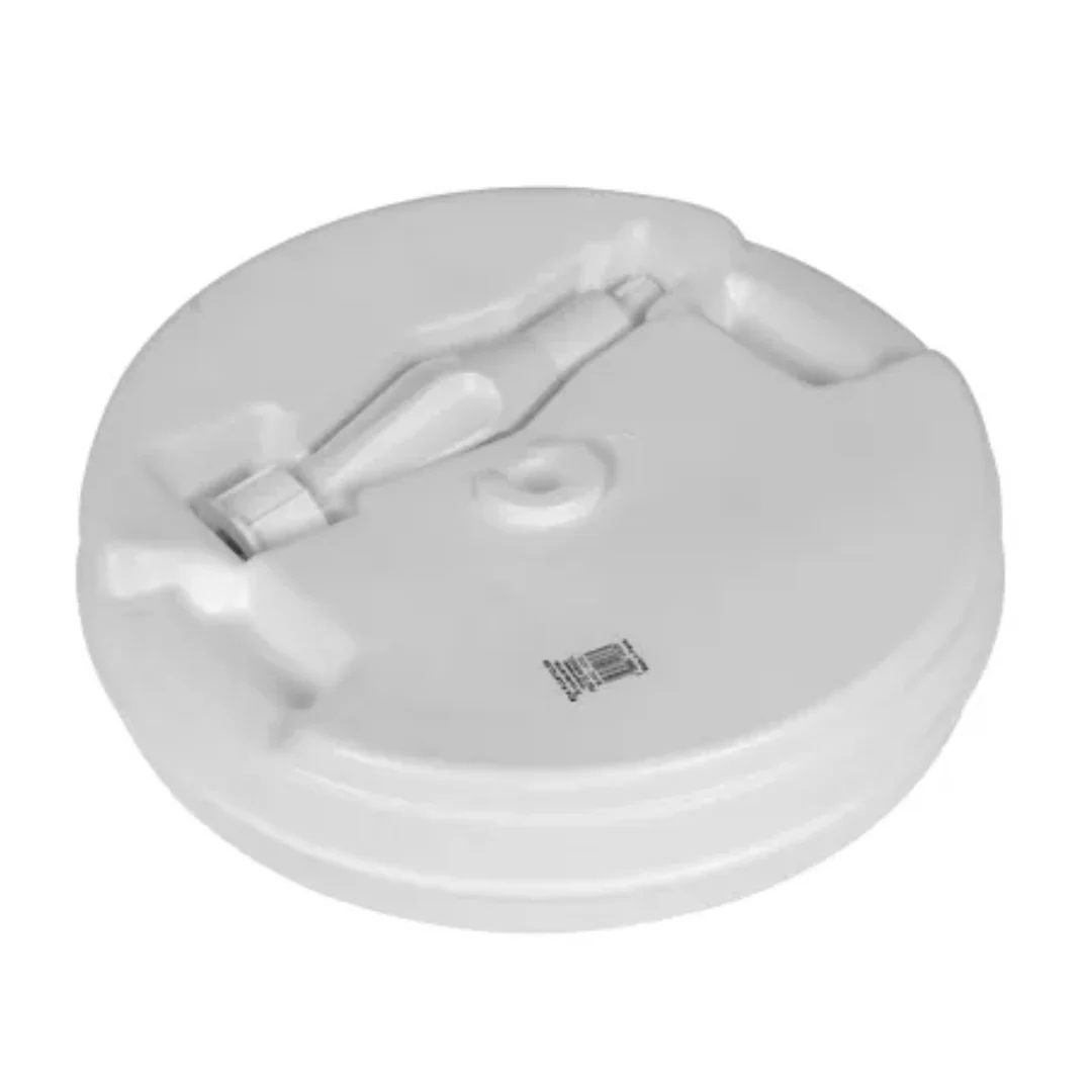 White Plastic Parasol Base - Image 3