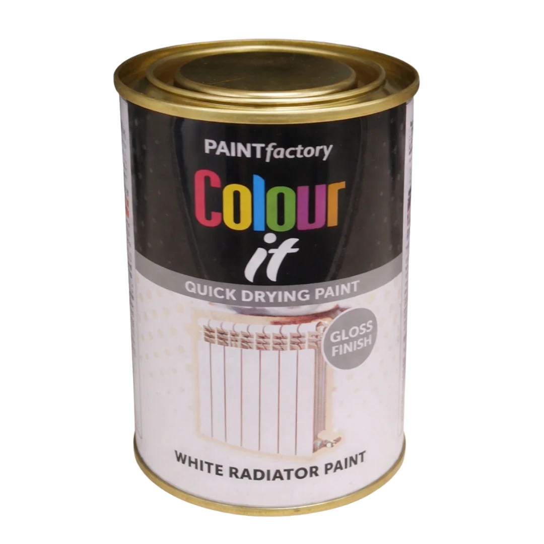 White Radiator Paint – 300ml Tin