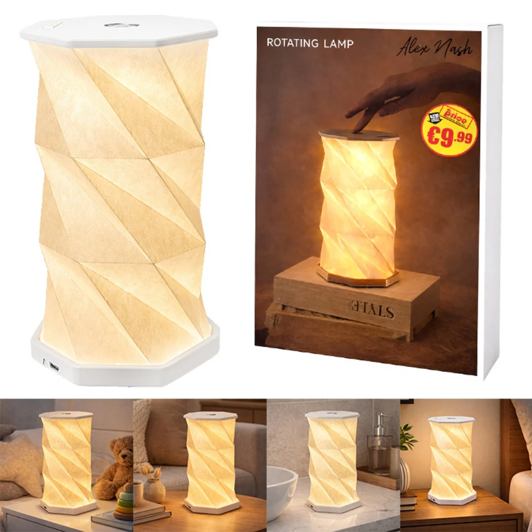 White Rotating Lamp