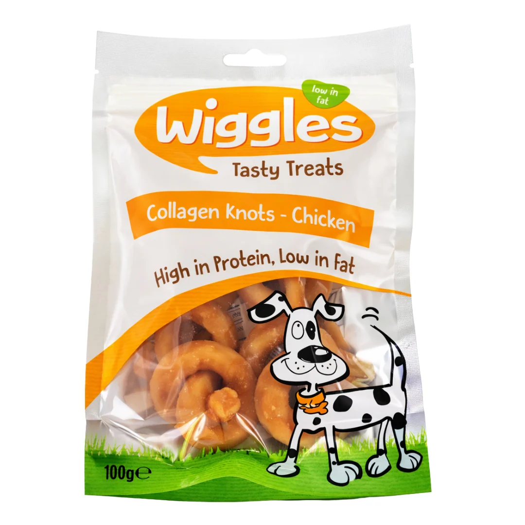 Wiggles Collagen Knots Medium 2 Pack
