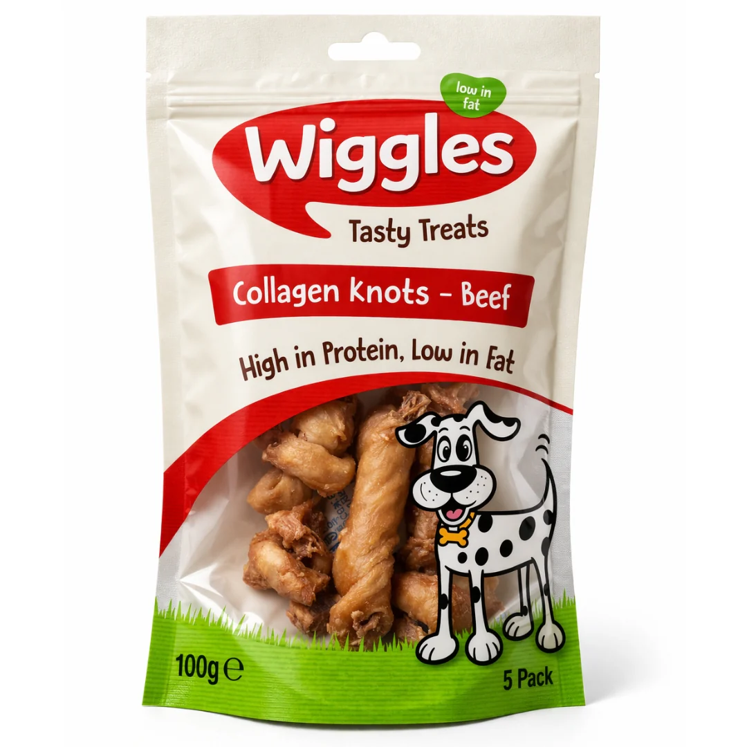 Wiggles Collagen Knots Small 5 Pack