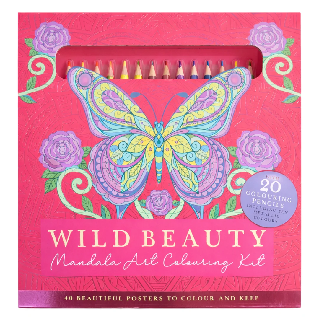 Wild Beauty Mandala Colouring Kit
