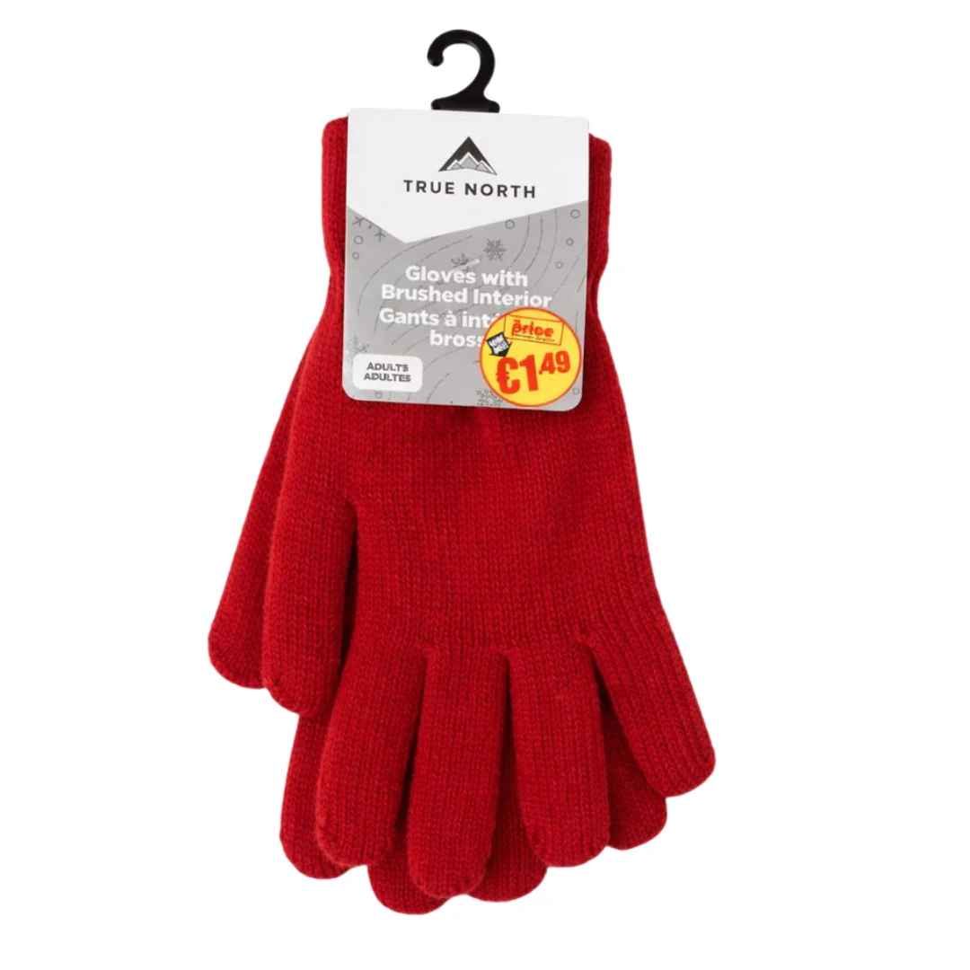 Women’s Acrylic Knit Gloves - Image 3