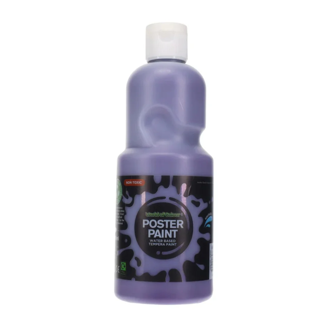 World of Colour Poster Paint 500ml - Violet