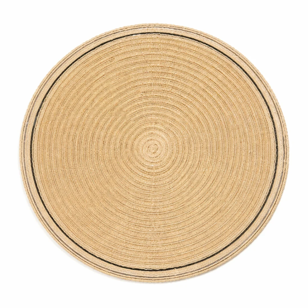 Woven Round Placemat Brown