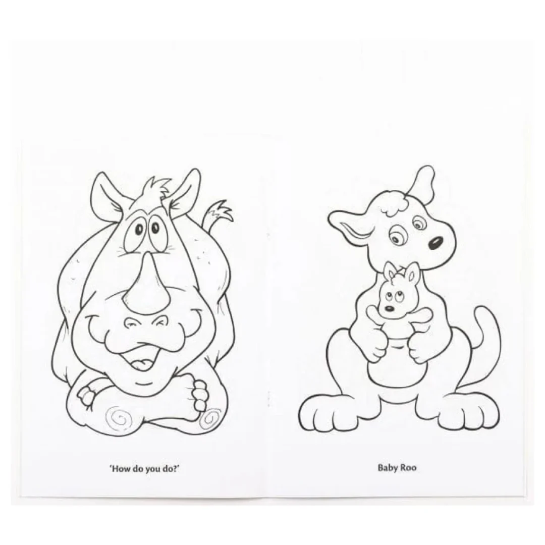 Z Crayola Colouring Book – Hippo - Image 2